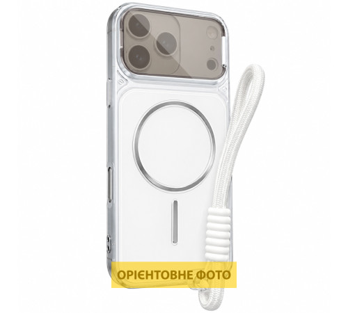 Чохол TPU+PC Pacific with Magnetic Fit and straps для Samsung Galaxy A27 White