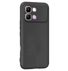 Чохол TPU GETMAN Liquid Silk Full Camera для Infinix Note Edge Чорний / Black