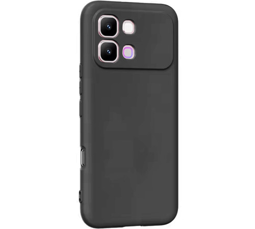 Чохол TPU GETMAN Liquid Silk Full Camera для Infinix Note Edge Чорний / Black