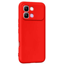 Чохол TPU GETMAN Liquid Silk Full Camera для Infinix Note Edge Червоний / Dark Red