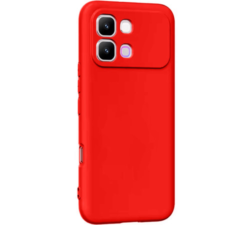Чохол TPU GETMAN Liquid Silk Full Camera для Infinix Note Edge Червоний / Dark Red