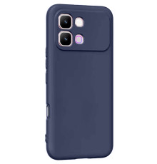 Чохол TPU GETMAN Liquid Silk Full Camera для Infinix Note Edge Синій / Midnight Blue