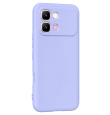 Чохол TPU GETMAN Liquid Silk Full Camera для Infinix Note Edge Бузковий / Light purple