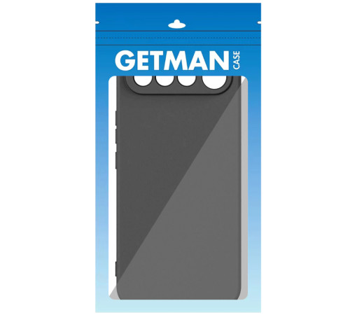 Чохол TPU GETMAN Liquid Silk Full Camera для Realme 16 5G Чорний / Black