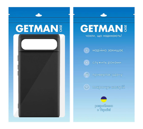 Чохол TPU GETMAN Liquid Silk для Google Pixel 11 Pro XL Чорний / Black