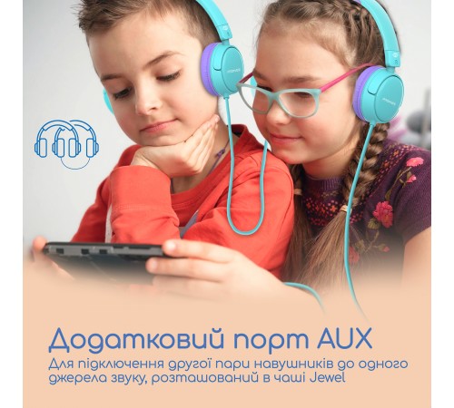 Гарнітура Promate Jewel Aqua