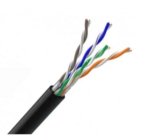 Кабель для зовнішньої прокладки OK-Net КПП-ВП (100) UTP, CAT5e, 4х2х0.49, бухта 100м