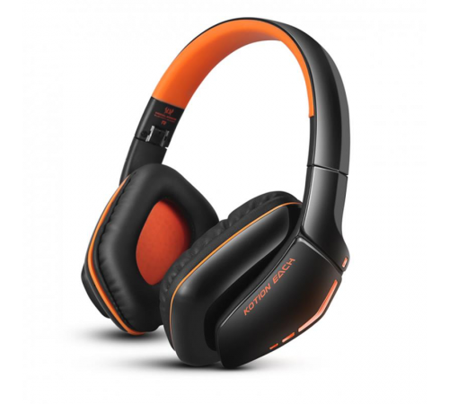 Bluetooth-гарнітура Kotion EACH B3506 Black/Orange (ktb3506bt)