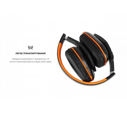 Bluetooth-гарнітура Kotion EACH B3506 Black/Orange (ktb3506bt)