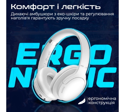 Bluetooth-гарнітура Promate LaBoca-Pro White