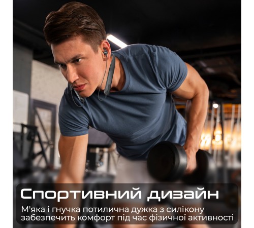 Bluetooth-гарнітура Promate Leap-200h Black