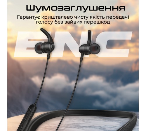 Bluetooth-гарнітура Promate Leap-200h Black