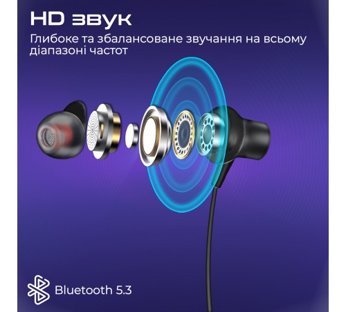 Bluetooth-гарнітура Promate Leap Black