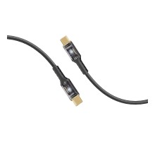 Кабель Promate USB Type-C - USB Type-C (M/M), 5 A, 100 W, 1.2 м, Lucidline-CC120 Black (lucidline-cc120.black)