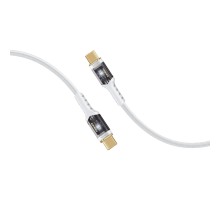 Кабель Promate USB Type-C - USB Type-C (M/M), 5 A, 100 W, 1.2 м, Lucidline-CC120 White (lucidline-cc120.white)