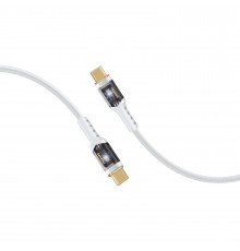 Кабель Promate USB Type-C - USB Type-C (M/M), 5 A, 100 W, 1.2 м, Lucidline-CC120 White (lucidline-cc120.white)