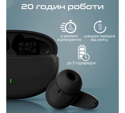 Bluetooth-гарнітура Promate Lush Black