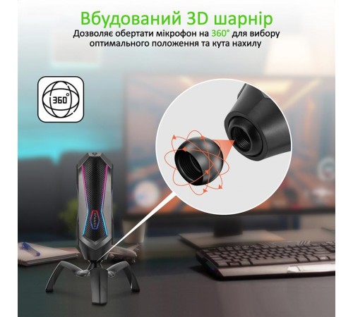 Мікрофон Vertux Marshal Black Мікрофон Vertux Marshal Black