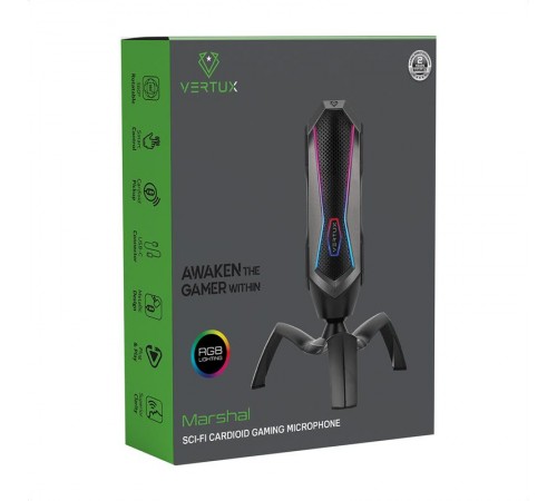 Мікрофон Vertux Marshal Black Мікрофон Vertux Marshal Black