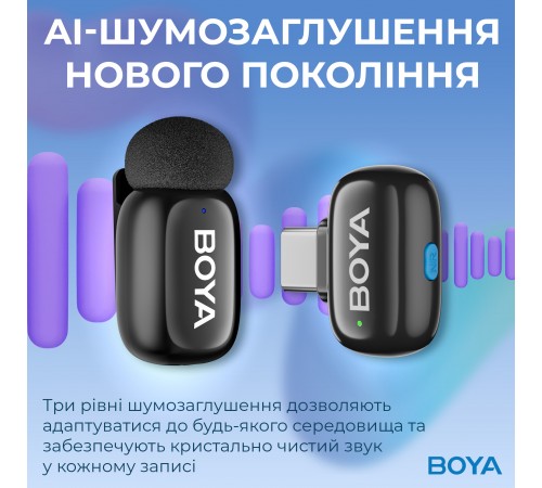 Мікрофон BOYA mini-23 Type-C Black