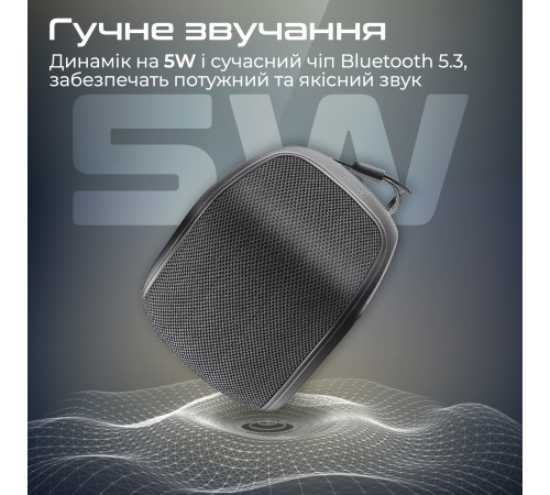 Акустична система Promate Mood 5W Black