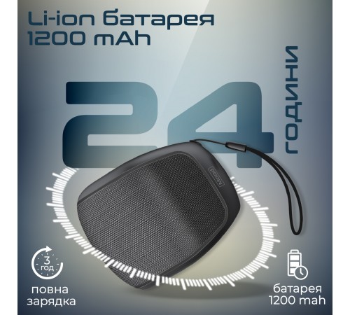 Акустична система Promate Mood 5W Black