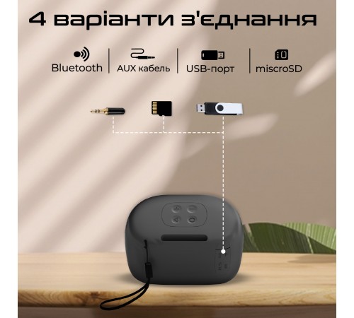 Акустична система Promate Mood 5W Black