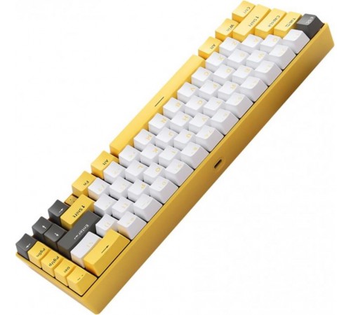 Клавіатура бездротова Motospeed BK67 Longhua Blue Yellow (mtbk67ymb)