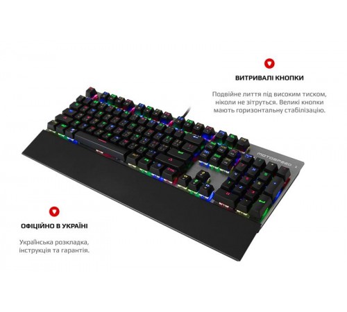 Клавіатура Motospeed CK108 Outemu Blue Silver (mtck108mb)