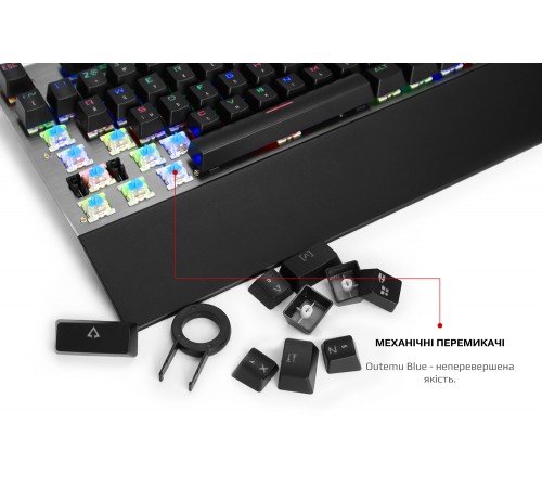 Клавіатура Motospeed CK108 Outemu Blue Silver (mtck108mb)
