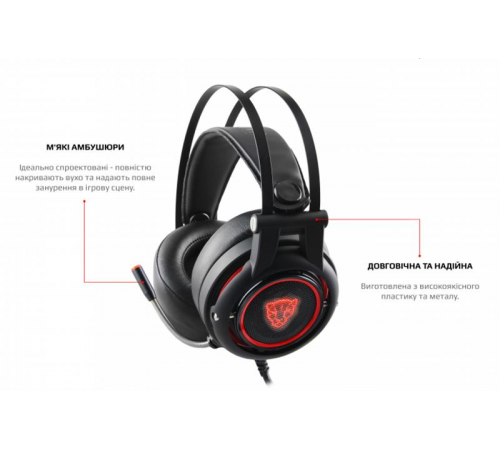 Гарнітура Motospeed H18 Black (mth18he)