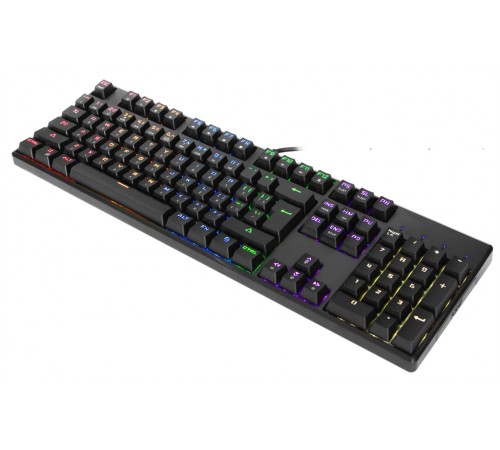 Клавіатура Motospeed CK107 Outemu Blue RGB Ukr Black (mtk96mb)