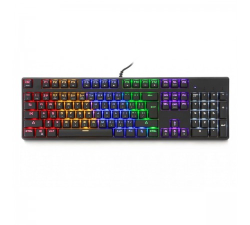 Клавіатура Motospeed CK107 Outemu Blue RGB Ukr Black (mtk96mb)
