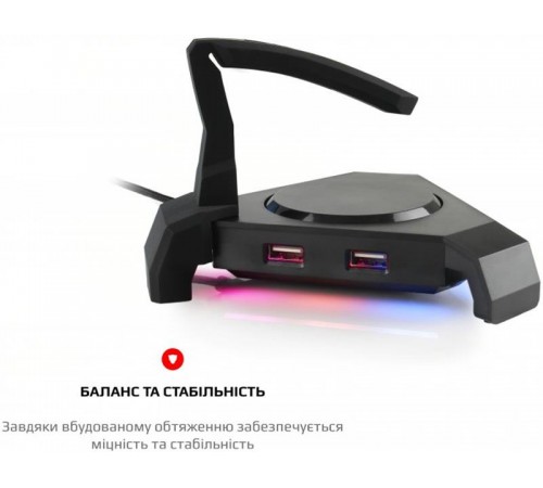 Тримач для кабеля Motospeed Q20 Black (mtq20)