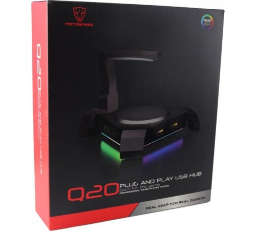Тримач для кабеля Motospeed Q20 Black (mtq20)