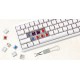 Клавіатура бездротова Motospeed SK66 Gateron Blue Hot Swap White (mtsk66wmb)
