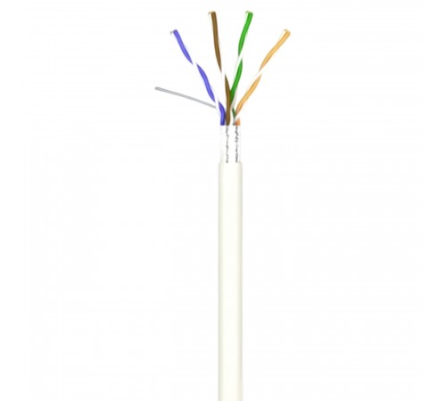 Кабель вита пара OK-Net КПВЭ-ВП (200) FTP, CAT5е, 4х2х0.51, бухта 100м