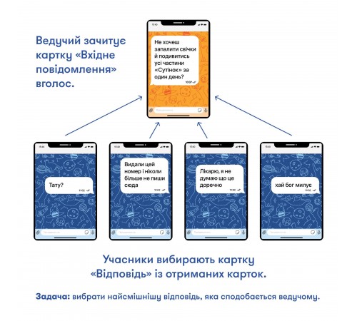 Гра для компанії Orner У вас 1 нове повідомлення (orner-2305)