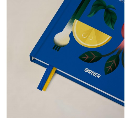 Кулінарний блокнот Orner Улюблені рецепти, синій (orner-3424)