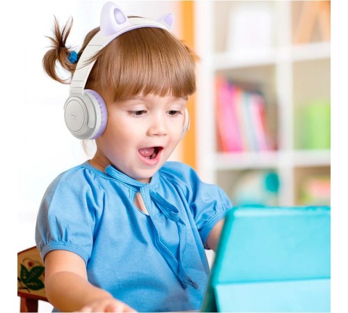 Bluetooth-гарнітура Promate Panda Lilac