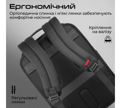 Рюкзак для ноутбука Promate Paramount BP 15.6" Black