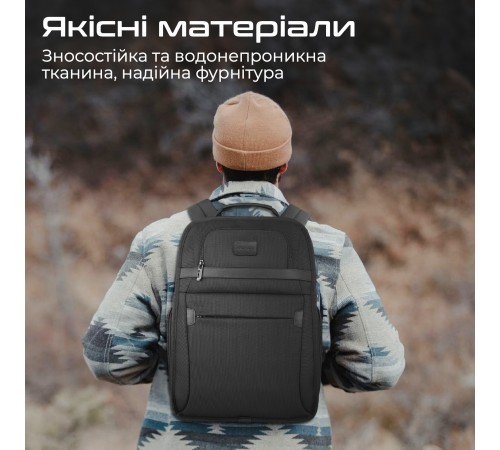 Рюкзак для ноутбука Promate Paramount BP 15.6" Black