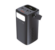 Універсальна мобільна батарея Techno 80000mAh PD 65W QC 3.0 Black (powerbank-80)