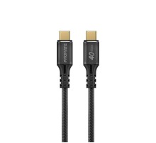 Кабель Promate USB Type-C - USB Type-C (M/M), 5 A, 240 W, 2 м, PowerBolt240 Black (powerbolt240-2m.black)