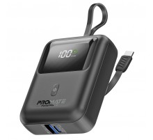 Універсальна мобільна батарея Promate PowerPod-10 10000mAh 35W Black (powerpod-10.black)