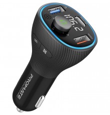 FM-трансмітер Promate PowerTune-38w Black