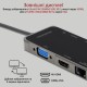 USB-хаб Promate PrimeHub-Pro USB Type-C Grey
