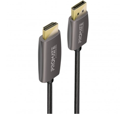 Кабель Promate DisplayPort - HDMI V 2.0 (M/M), 2 м, Black (prolink-dp200.black)