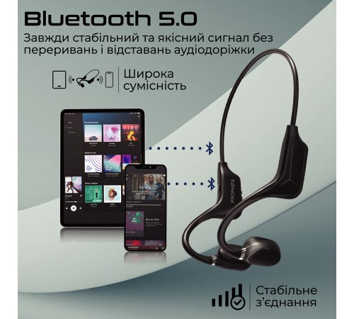 Bluetooth-гарнітура Promate Ripple Black