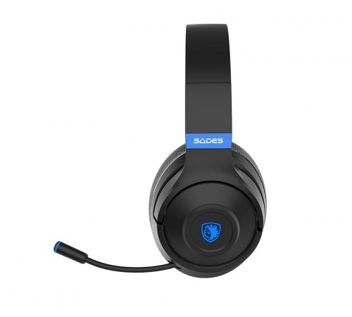 Bluetooth-гарнітура Sades SA-205 Whisper Black/Blue (sa205bkb)
